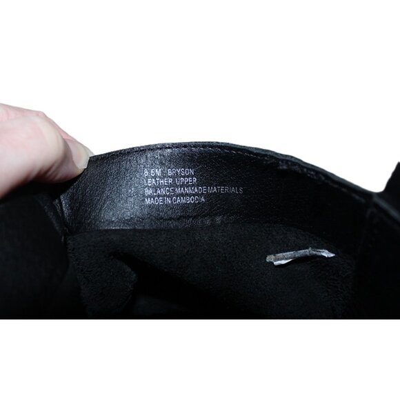 DOLCE VITA Genuine Leather Bryson Booties in Black (8.5) - Picture 11 of 12